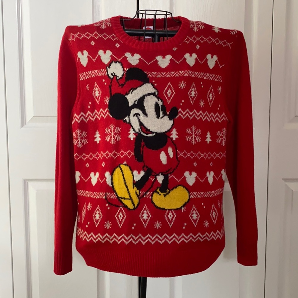 Santa Mickey Mouse Christmas Sweater